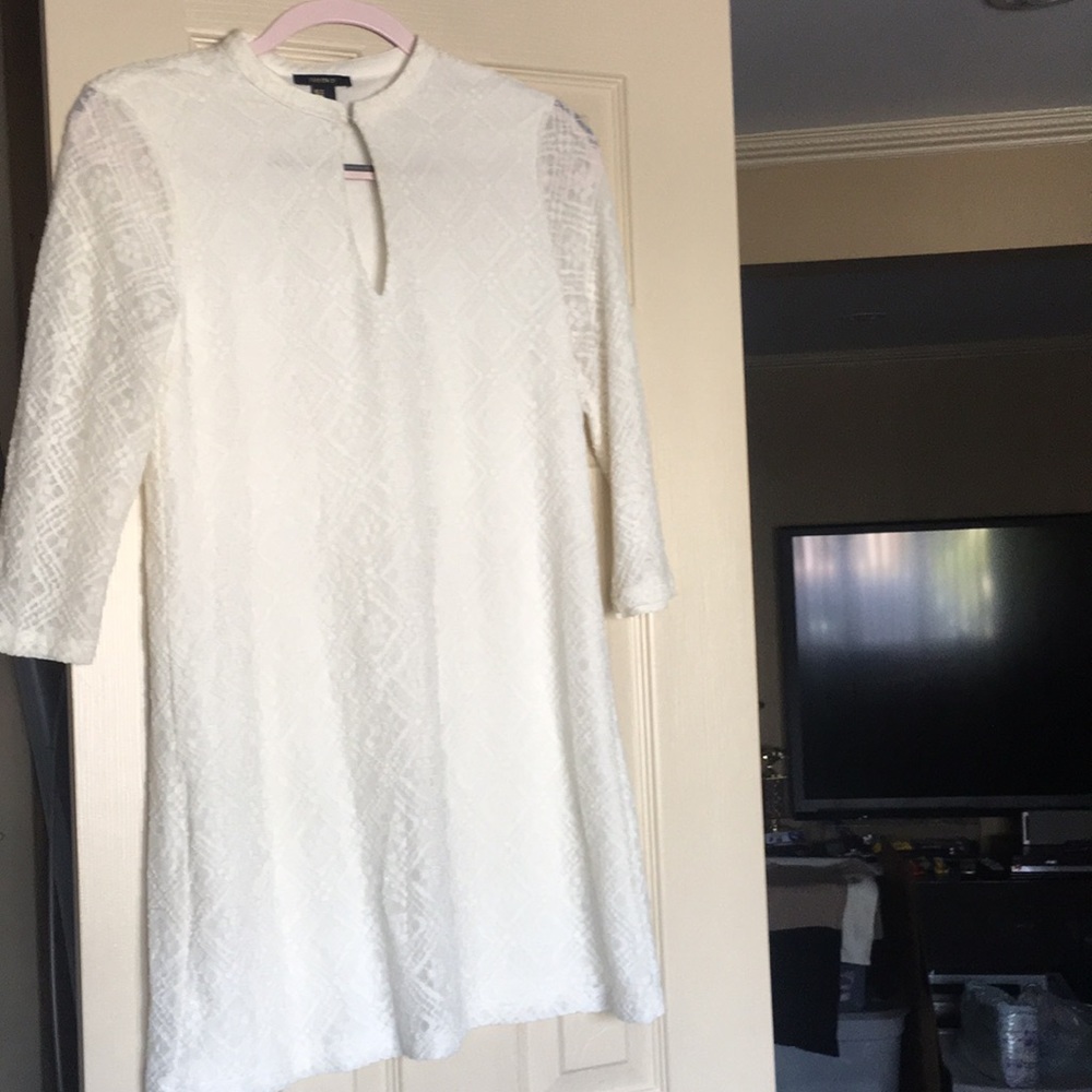 Cream lace dress
